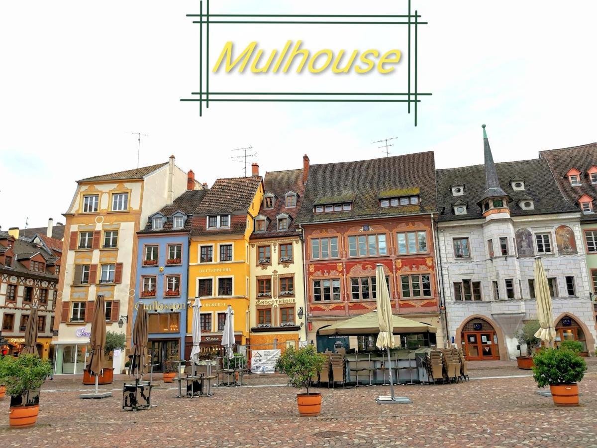 Appart Industriel A 5 Min A Pieds De La Gare Appartement Mulhouse Buitenkant foto